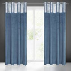 ZASŁONA GOTOWA PERI 140 X 250 CM GRANATOWY