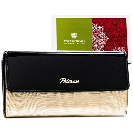 Portfel damski skóra naturalna skórzany Peterson
