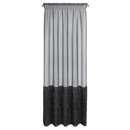 FIRANA GOTOWA MARION NA TAŚMIE 140 X 270 CM CZARNY