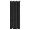 ZASŁONA GOTOWA ADARI 140 X 250 CM CZARNY