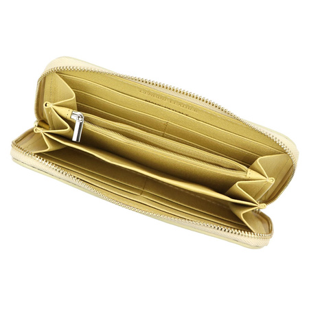 Portfel damski skórzany skóra naturalna Gregorio