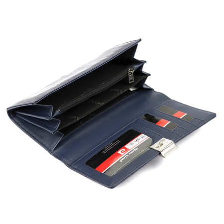 Portfel damski skórzany skóra ekologiczna Pierre Cardin