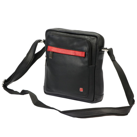 Torba listonoszka saszetka na ramię męska skórzana skóra naturalna  Albatross 