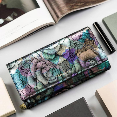 Portfel damski skórzany skóra naturalna Peterson