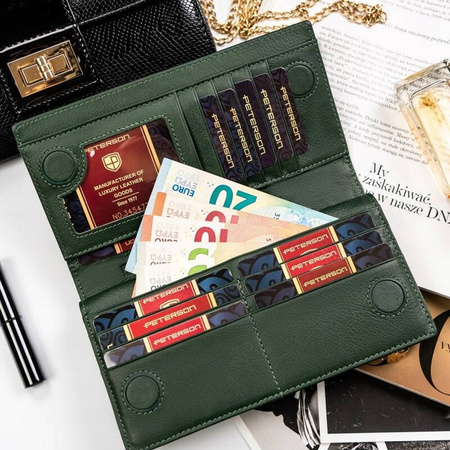 Portfel damski skórzany skóra naturalna  Peterson