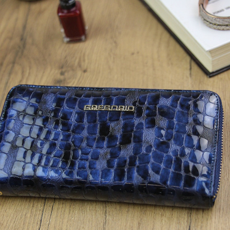 Portfel damski skórzany skóra naturalna Gregorio 