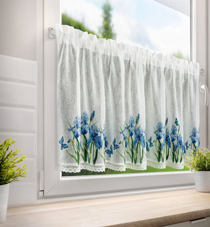 FIRANA GOTOWA ALA NA TAŚMIE 150 X 60 CM BIAŁY