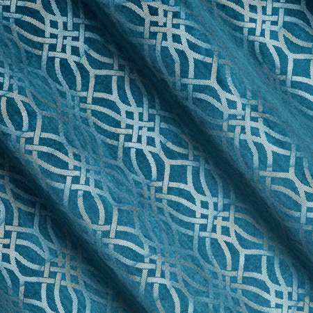 ZASŁONA GOTOWA ARETA 140 X 250 CM NIEBIESKI