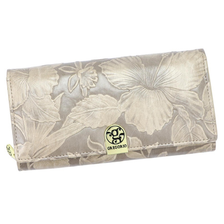 Portfel damski skórzany skóra naturalna + skóra ekologiczna Gregorio