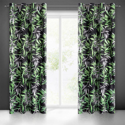 ZASŁONA GOTOWA ZOJA 140 X 250 CM CZARNY