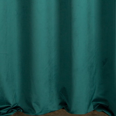 ZASŁONA GOTOWA JASPER 140 X 250 CM CIEMNOTURKUSOWY