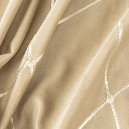 ZASŁONA DEKORACYJNA PIERRE CARDIN MARGO 140 X 250 CM BEŻOWY