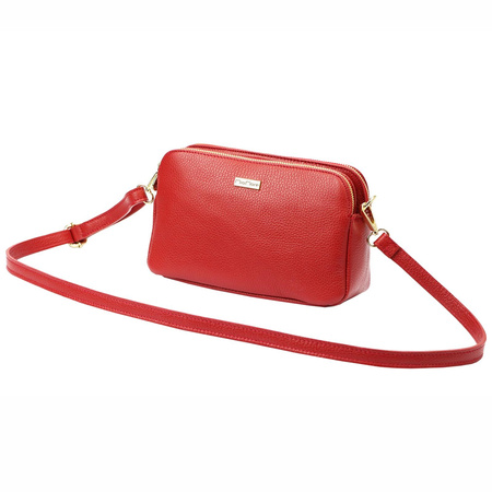 MiaMore torebka listonoszka skóra naturalna szary