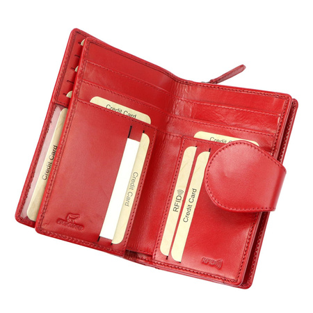 Portfel damski skórzany skóra naturalna El Forrest