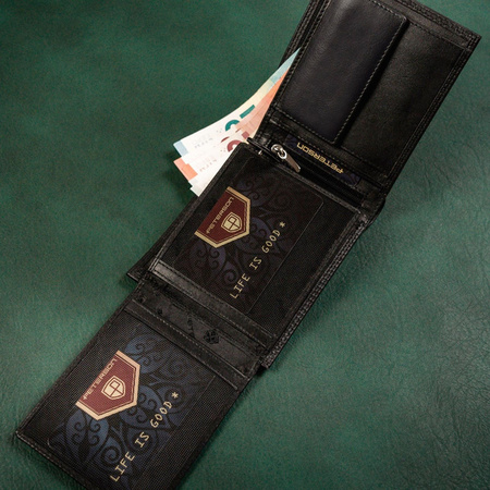 Portfel męski skórzany skóra naturalna  Peterson