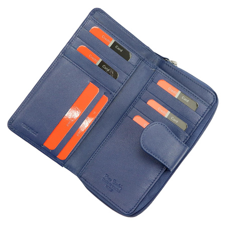 Portfel damski skórzany skóra naturalna Pierre Cardin