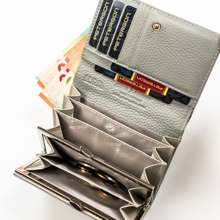 Portfel damski skóra naturalna skórzany Peterson