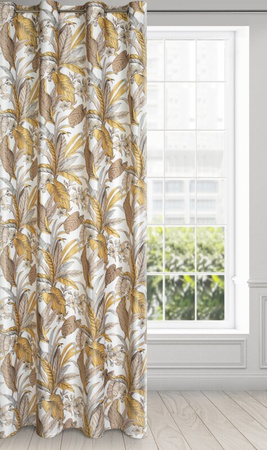 ZASŁONA GOTOWA D91 BARI 140 X 250 CM BEŻOWY