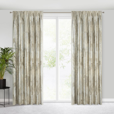 ZASŁONA GOTOWA ELLA NA TAŚMIE 140 X 270 CM KREMOWY