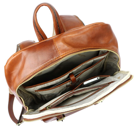 Plecak damski skórzany skóra naturalna Florence