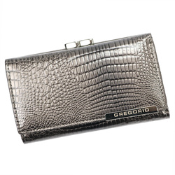Portfel damski skórzany skóra naturalna Gregorio