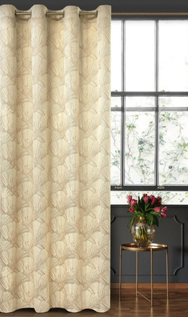 ZASŁONA GOTOWA GOJA 140 X 250 CM KREMOWY