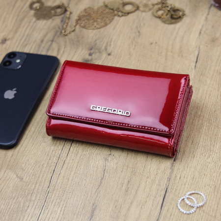 Portfel damski skórzany skóra naturalna Gregorio 