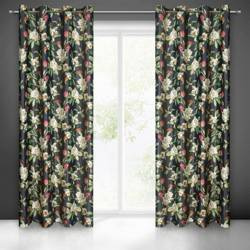 ZASŁONA GOTOWA ALEA 140 X 250 CM CZARNY