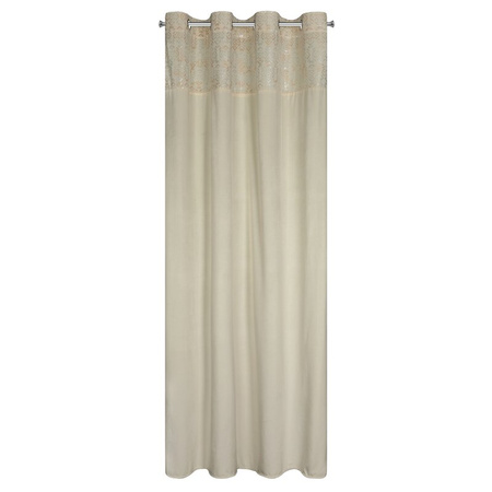 ZASŁONA GOTOWA LIZA 140 X 250 CM KREMOWY