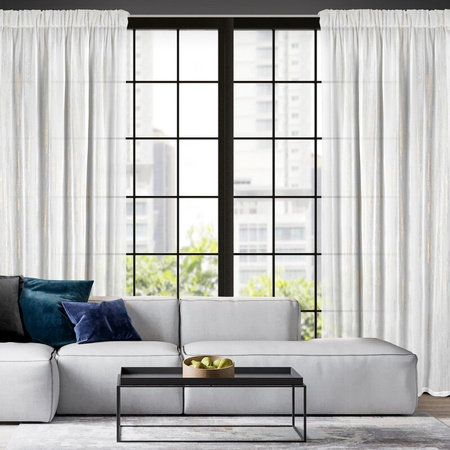 FIRANA GOTOWA ASTRA NA TAŚMIE 140 X 270 CM BIAŁY