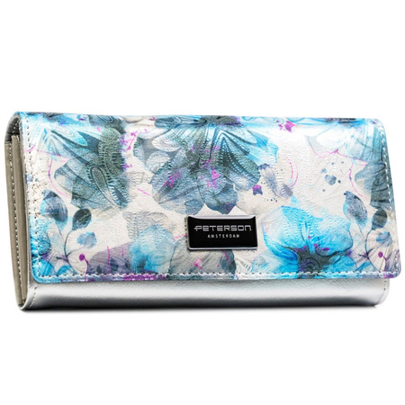 Portfel damski skóra naturalna skórzany Peterson