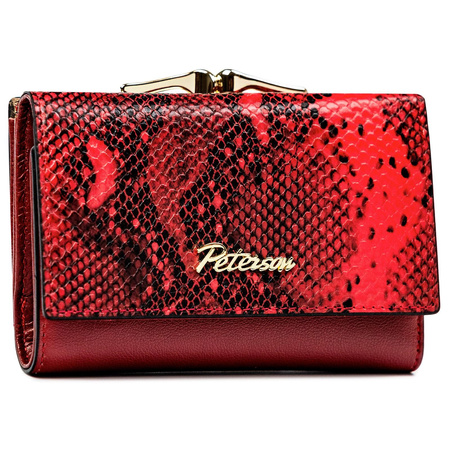 Portfel damski skórzany skóra naturalna  Peterson 
