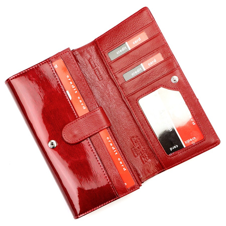 Portfel damski skórzany skóra naturalna Pierre Cardin