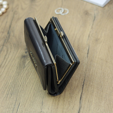 Portfel damski skórzany skóra naturalna Gregorio 