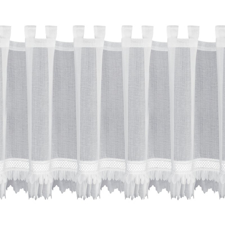 FIRANA GOTOWA KATRIN NA SZELKACH 150 X 60 CM BIAŁY