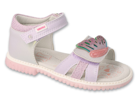 Befado - Obuwie dziecięce sandałki dla dziewczynki