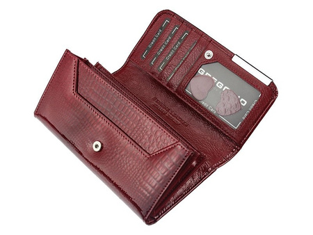 Portfel damski skórzany skóra naturalna Gregorio