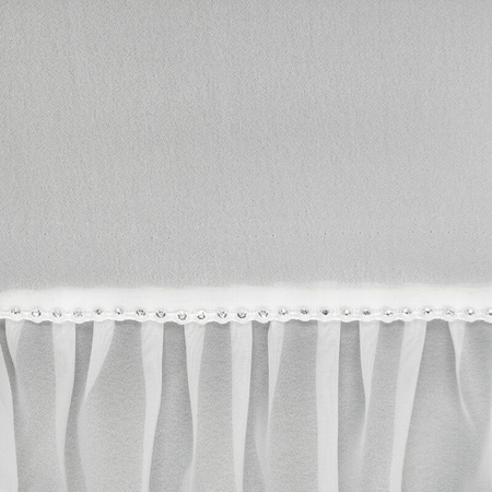 FIRANA GOTOWA KATHY NA TAŚMIE 140 X 270 CM BIAŁY