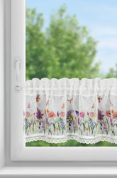 FIRANA GOTOWA BELLA NA TAŚMIE 150 X 30 CM BIAŁY
