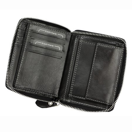 Portfel męski skórzany skóra naturalna Wild 