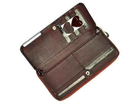 Portfel damski skórzany skóra naturalna Gregorio