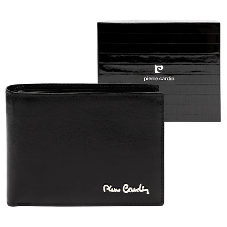 Portfel męski skórzany skóra naturalna Pierre Cardin