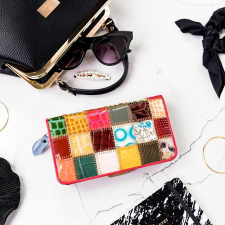 Portfel damski skórzany skóra naturalna Lorenti 