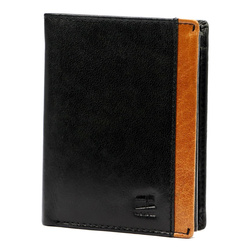 Portfel męski skórzany skóra naturalna Nordee