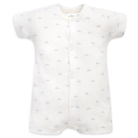 RAMPERS ROZP LOVELY DAY BABY BLUE ECRU AUTKA 74