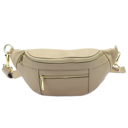 Torebka torebki skórzana saszetka nerka skóra naturalna Luka damska