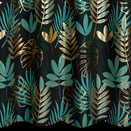 ZASŁONA GOTOWA MALTA 140 X 250 CM CZARNY