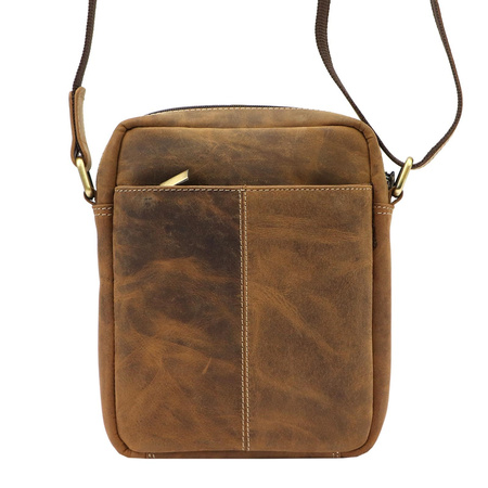 Torba saszetka na ramię męska skórzana skóra naturalna Nordee 