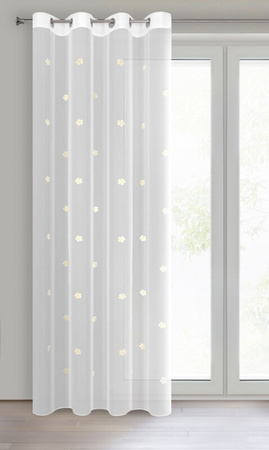 FIRANA GOTOWA ELSA 140 X 250 CM BIAŁY