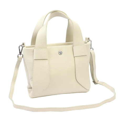 Gregorio torebka kuferek skóra naturalna czarny